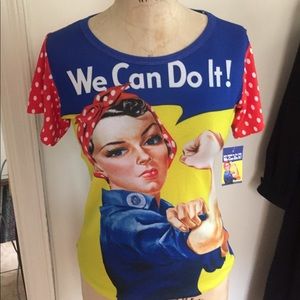 1 We Can Do It Tee NWT